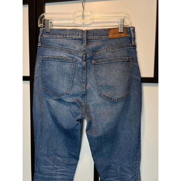 Madewell  10" High-Rise Skinny Jeans: Tulip-Hem Edition size 28 - Picture 6 of 10